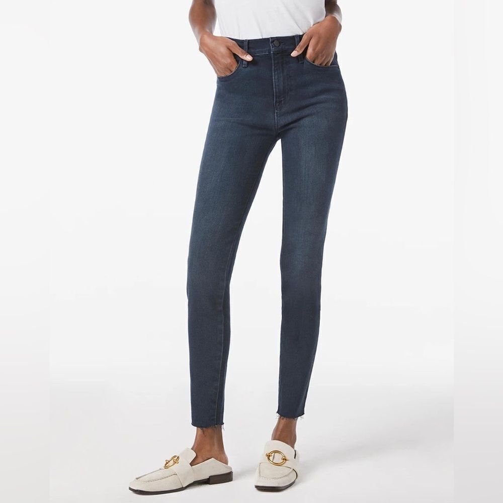 Frame Jeans Women’s 26 Le High Seaway Dark Blue High Rise Denim Skinny‎